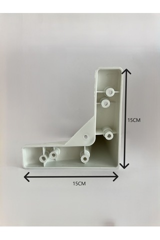 Homdep Kanepe Koltuk Tv Ünitesi Konsol Yükseltme Paris Model Plastik Ayak 15 Cm Beyaz - 4 Adet - Beyaz
