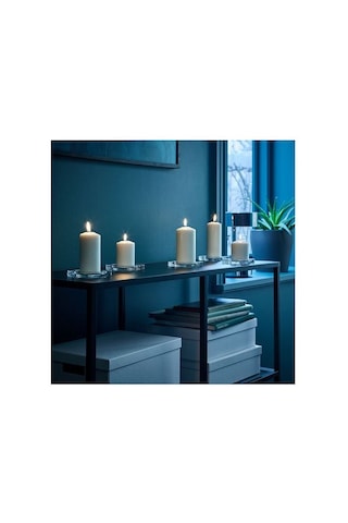 Ikea Fenomen 5'li Blok Mum Seti 5,9-6,7 Cm Beyaz