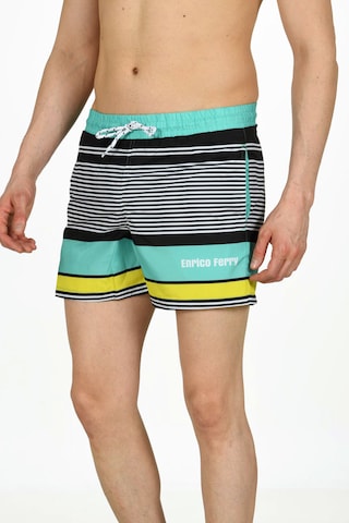 Enrico Ferry Erkek Aqua Mıcro Hızlı Kuruyan Deniz Şortu Edy2249a Aqua