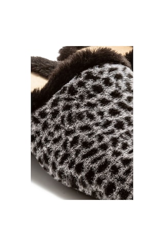 Twigy Leopar Kadın Ev Terliği Siyah 36/41 CC0151A Siyah
