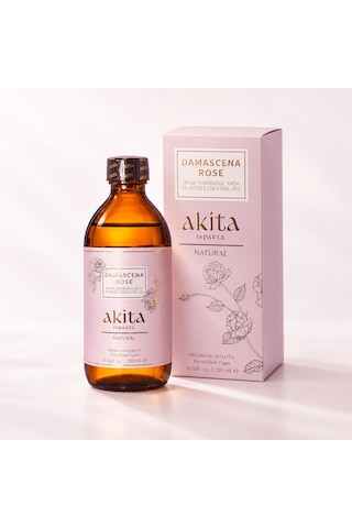 Akita Doğal Aloe Vera Cam Şişe Gül Suyu 100 ML