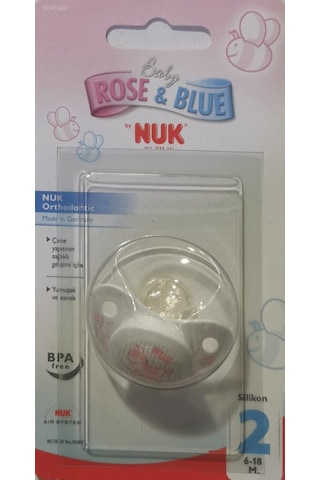 Nuk Baby Blue&rose Silikon Uyku No:2 6-18 Ay