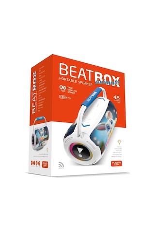 Powerway Beatbox Led Işıklı USB SD Aux FM Radyo Bluetooh Hoparlör