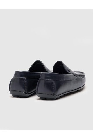 Cabani Santuna Hakiki Deri Lacivert Erkek Loafer