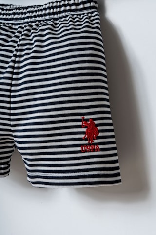 U.s. Polo Assn. Erkek Bebek Beyaz Şort Takım Usb2908-c-v1 Beyaz