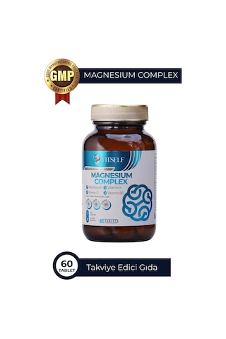 Fitself Magnezyum Complex Takviye Gıda 60 Tablet Fitself Magnezyum Complex Takviye Gıda 60 Tablet