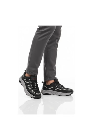 Siyah Buz Bağcıklı Kaymaz Erkek Outdoor Ayakkabı Sedona M Siyah-buz Gri