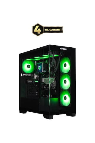 Monster Tulpar TD3 V3.3.4 R7-9700X B850 16 GB 1 TB SSD RTX5070 Free Dos Masaüstü Oyuncu Bilgisayarı