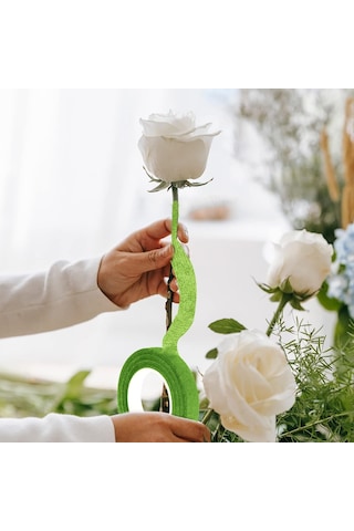 Roco Paper Çiçek Bandı Açık Yeşil 12 Rulo 1 Cm X 35 M