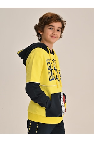 Fenerbahçe Sarı Tribün Çocuk Sweatshirt Sari