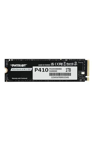 Patriot 1tb P410 Pcıe Gen4 X4 Nvme 1.4 M.2 2280 R-5000 W-4500 P410p1tbm28h Ssd Disk