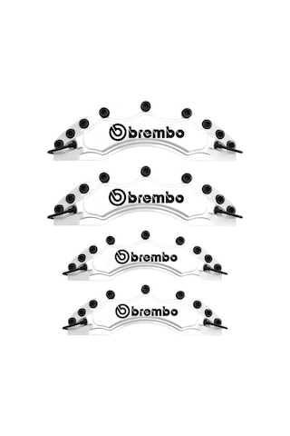 Volvo 940 Uyumlu Brembo Beyaz Kaliper Kapağı 4 Parça Ön Arka Set