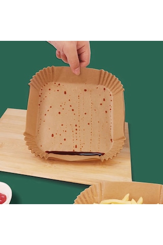River World 50 Adetlik Fritöz Air Fryer Büyük Boy Pişirme Kağıdı
