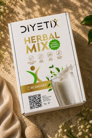 Diyetix Herbalmix Milk Günlük Beslenmeyi Destekleyen Bitkisel İçecek Karışımı 30 Şase 1 Aylık 90 G