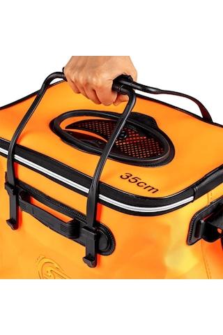 Shufa Katlanır Balıkçı Kovası Livar 35 Cm Turuncu