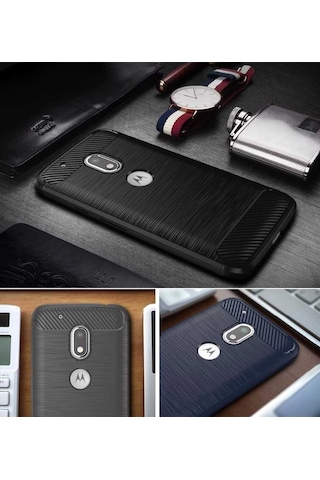 Lenovo Moto G4 Kılıf Zore Room Silikon Kapak Siyah