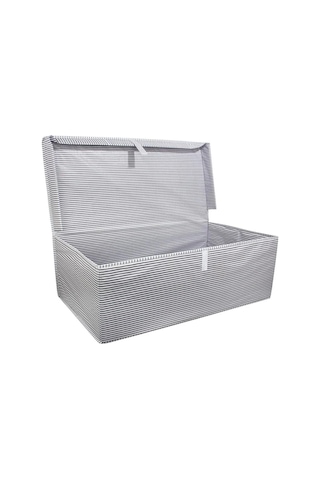 Alas Çok Amaçlı Mega Plus Kutu Gri Çizgili Üçlü 70x40x30 Cm Gri