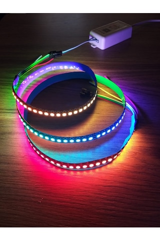 Ws2812B Ayrı Ayrı Adreslenebilir Argb 144Lü Şerit Led 5V
