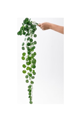 Yapay 9 Dallı Sarmaşık Yuvarlak Yaprak Yeşil