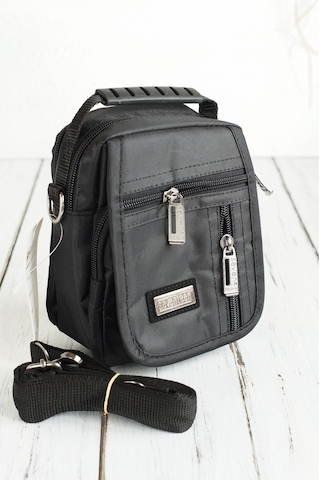 Çok Gözlü Küçük Boy El Ve Omuz Askılı Siyah Su Geçirmez Çanta 3450 Siyah