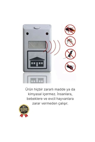 Yeni Böcek Savar Kimyasal İçermeyen 220v Elektronik Kemirgen Fare Haşere Sinek Kovucu Uzaklaştırıcı