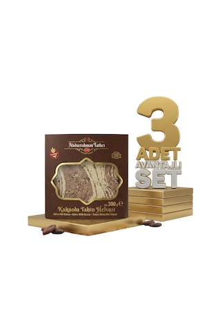 Abdurahman Tatlıcı Kakaolu Tahin Helvası 3x300 Gr