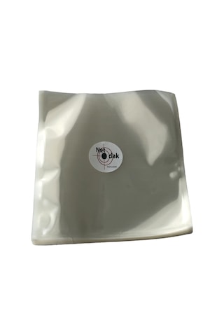 Büyük Boy 100 Adet 21,5 Cm X 23,5 Cm Şeffaf Vakum Poşeti Ambalajı Vakumlu Torba