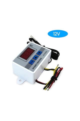 Dianziye Xh-w3002 Akıllı Sıcaklık Kontrol Cihazı -50 C/+110 C Aralığı, 12v, Led Ekranlı, Yüksek Hassasiyetli Mikroişlemci Termostat