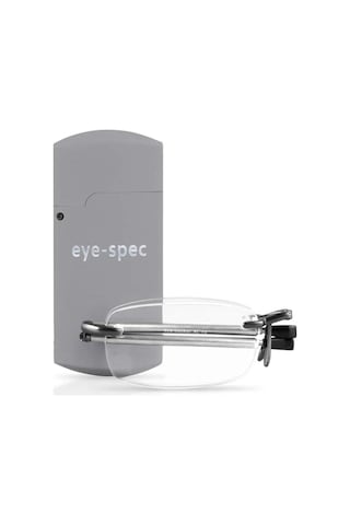 Eye Spec Katlanabilir Çerçevesiz Gözlük Ultra Hafif Ve Şık Tasarım +1.50 Aksesuar Setleri Gri 140 Mm