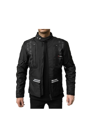 Venom Motosiklet Montu Tourex 4 Mevsim Ce Sertifikalı Touring Long Motor Mont Siyah