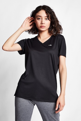 LESCON Siyah Kadın Kısa Kollu T-Shirt 23S-2208-23B Siyah
