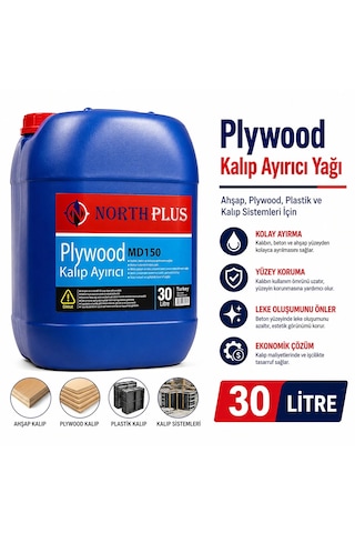 Kalıp Ayırıcı Yağı Plywood Ahşap Plywood Plastik Kalıp Sistemlerinde Kalıp Yağı 30 Litre