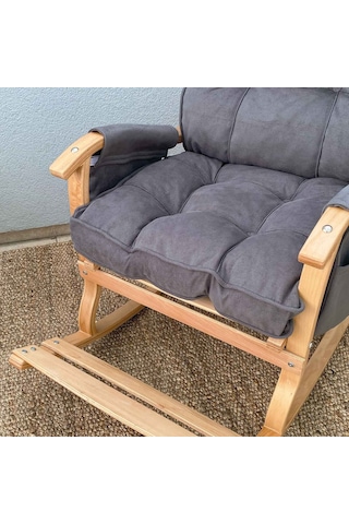 Reyo Santorini Sallanan Sandalye Dinlenme Ve Tv Koltuğu Gri