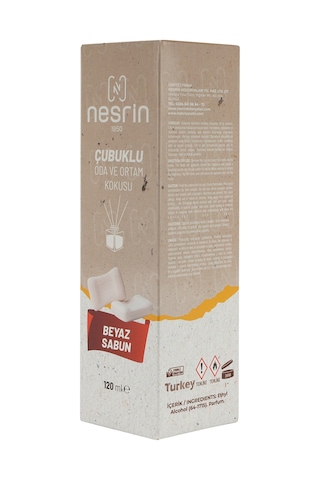 Nesrin 120 Ml Cam Kutulu Bambu Koku Beyaz Sabun - 8690352728213hsa Diğer