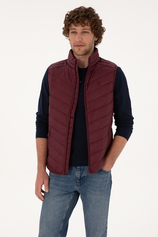 U.s. Polo Assn. Erkek Plum Yelek Dokuma 50310045-vr177 New Plum