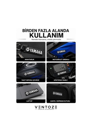 Yamaha Damla Etiket 3d Reçine Logo Sticker Oto Araç İçi Dekoratif Aksesuar 6x1,5 Cm