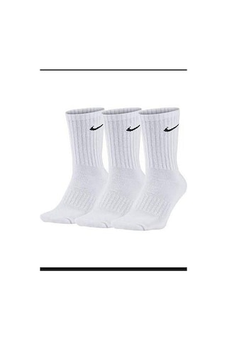 Nike Spor Çorap Sx7676-100 - Beyaz Unısex 001