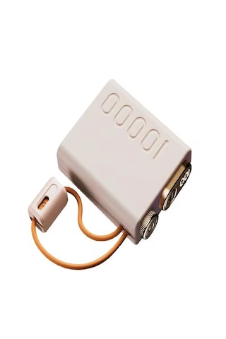 Mini Powerbank 22.5w Pd Hızlı Şarj Type-c & Lightning Kablolu Led