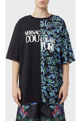 Versace Jeans Couture Erkek T Shirt 74gahe06 Cj00e 899 Siyah