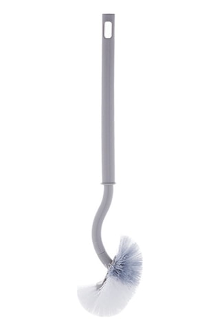 Luckystar1 Eternal Luck Uzun Saplı Japon Tuvalet Düzeni Yumuşak Kıllı Plastik - Gri