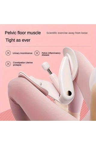 Elmpaly En İyi Pelvik Taban Ve Bacak Tonlayıcı Fitness Kelepçesi Gri Evde Zayıflama Kas Eğitimi