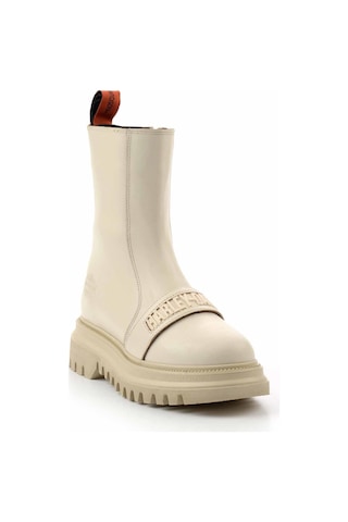 Harley Davidson Beige Hakiki Deri Kadın Bot & Bootie Hd0777054903 Beige