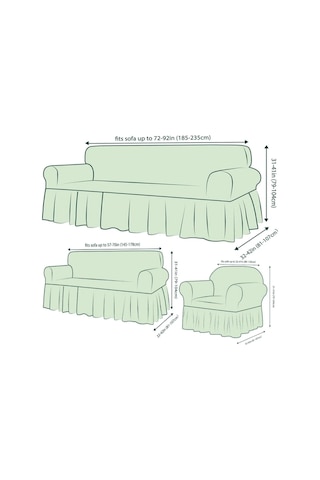 Upmall Bürümcük Koltuk , Çekyat Örtüsü, Kılıfı 3211 Gri Gri