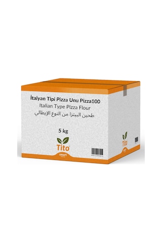 Pizza100 İtalyan Tipi 00 Pizza Unu 5 Kg