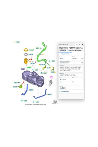 Depo Şamandırası Connect Focus Fdr 9613 -5t16 9h307 Aa