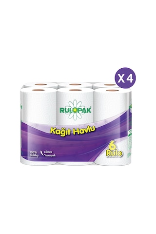 300128 Rulopak 24'lü Rulo Havlu