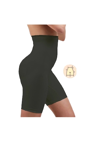 870 K-05 Kadın Paçalı Bel Toparlayıcı Korse Ten