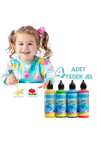 Maisonord Magic Water Elf Sihirli Su Hayvanları Yedek Renkli Jel 4 Renk