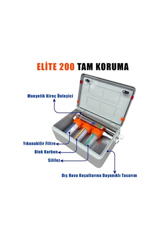 Elite Serisi 200 Villa Tipi Kompakt Su Filtresi Ve Manyetik Kireç Önleyici Set 6b434f57 Model-6b434f57