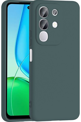 Noktaks - Vivo Uyumlu Vivo Y29 4g - Kılıf İçi Kadife Koruyucu Mara Lansman Kapak - Koyu Yeşil - T37824 Koyu Yeşil